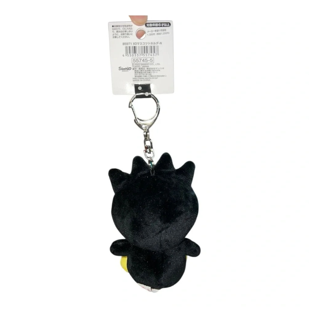 ✅Sanrio Classic Bad Badtz-Maru Plush Mascot Keychain Japan